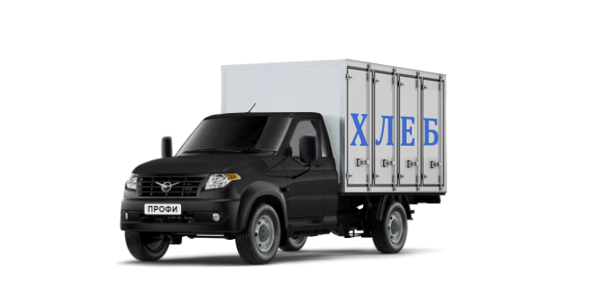 Комплектации УАЗ Профи хлебный - Черный металлик